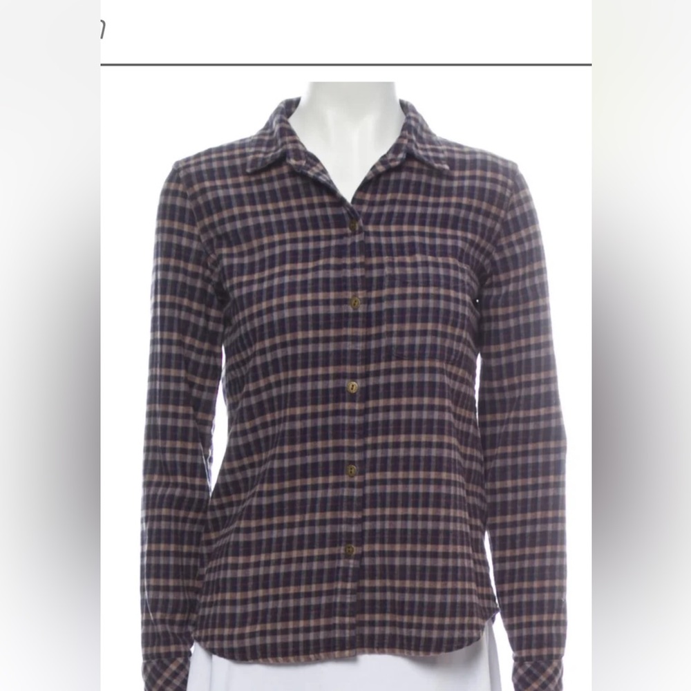 Current Elliot Plaid Purple Shirt.